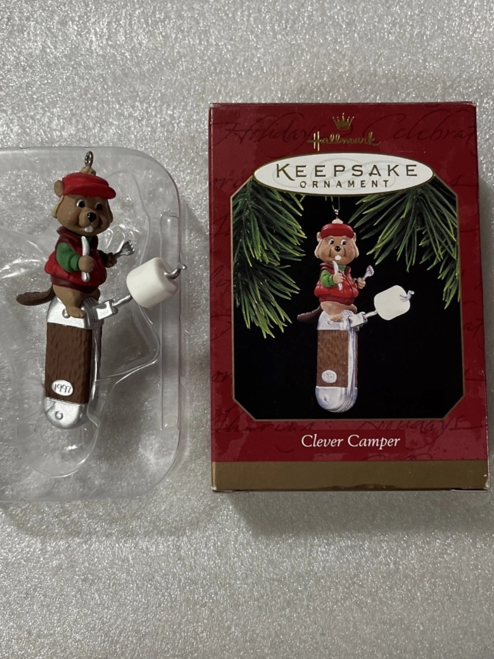 Hallmark Keepsake Ornaments 1997 “Clever Camper” Ornament!